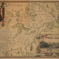 Carte de l&#039;Amérique Septentrionnale (Map of North America)